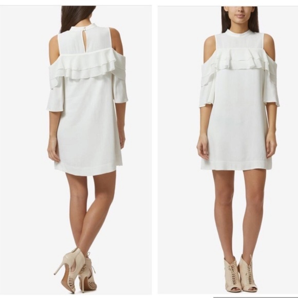 Avec Les Filles Dresses & Skirts - 🌸 NWT Avec Les Filles white ruffle midi dress
